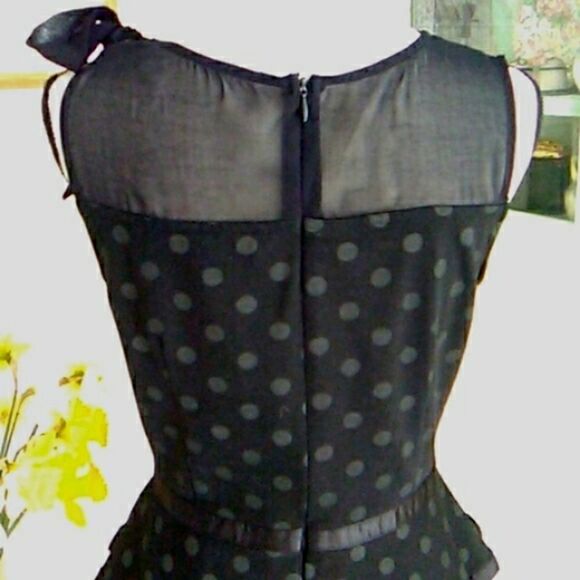 Eric Daman for Charlotte Russe Polka Dot Little Black Dress - Picture 7 of 10
